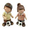 CHLAPEC/DIEVČA S LOPTOU MIX/2 MGO 21x15x36CM