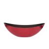 LOĎKA PLAST 39x12x13CM METAL ČERVENÁ