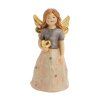 ANJEL SO SRDCOM ZLA/HNE/BÉŽ POLY 6,8*6,5*13,5CM