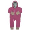 Zateplený jarný overal s kapucňou New Baby Spring purple-pink 80 (9-12m)