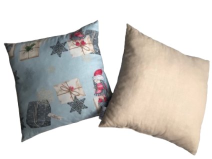 Vánoční polštářek dárečky