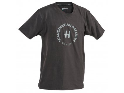 Halvarssons H TEE, triko s krátkým rukávem, černé
