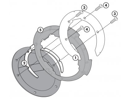 Givi BF02 objímka Tanklock