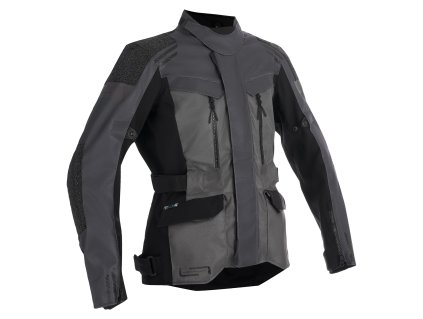 Lindstrands Storbo Woman Graphite Dark Grey Black  Dámská textilní motocyklová bunda