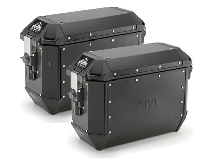 Givi ALA36BPACK2 Trekker Alaska Black Alluminio Side Case Valigia Laterale