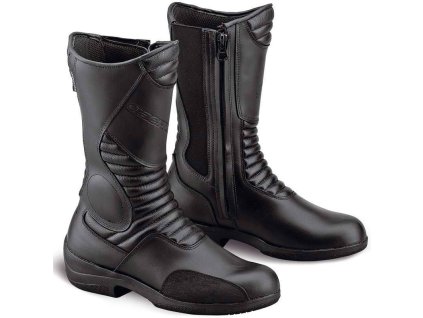 Gaerne Black Rose Aquatech, dámské turistické motocyklové boty, černé