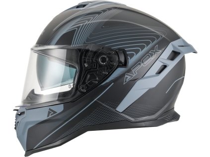 APEX Helmet FI200 Madrid grey/black (Velikost XS)