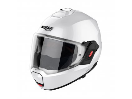 moto helma nolan n120 1 special n com metal white 5