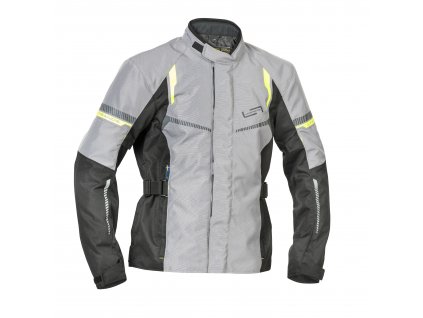 Lindstrands BACKAFALL Grey/black textlní bunda na motorku (Velikosti pánské 62)