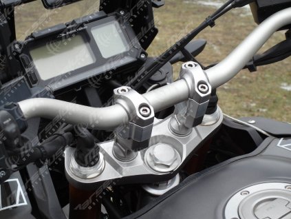 Zvýšení řídítek 30 mm stříbrné Marselus, Yamaha XT 1200Z Super Ténéré (14-20)