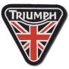 moto nasivka triumph triangle black 8 cm x 7 cm.