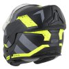 Přilba MultiFlip Korp, CASSIDA (černá matná/žlutá fluo/šedá) Překlopná přilba (Velikost XS)