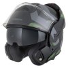 přilba MultiFlip Korp, CASSIDA (černá matná/zelená/šedá) (Velikost 2XL)