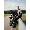 Lindstrands BACKAFALL Grey/black textlní bunda na motorku (Velikosti pánské 62)