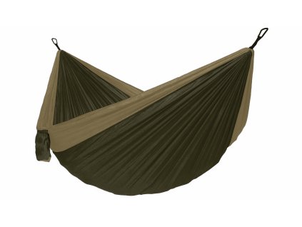 Hamaka houpaci sit pro jednoho Camping hnědá