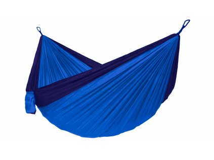 Hamaka houpaci sit pro jednoho Camping modrá