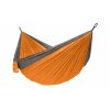 Hamaka houpaci sit pro dva Camping-Slap strap oranzovy SET