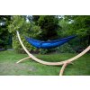 Hamaka houpaci sit pro dva Camping-Slap strap modry SET