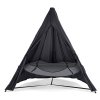 1 Grey Hangout Pod + Black Stand Cover + Black Stand Set rodinná houpačka Hamaka eu