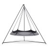 1 Grey Hangout Pod Stand Set rodinná houpačka Hamaka eu