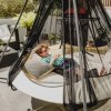 9 Hangout Pod Set Black Mosquito Net Garden patio 21 Mosquito Net Square rodinná houpačka Hamaka eu