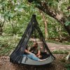 3 Hangout Pod Freehanging Black Mosquito Net Forest Camping 65 Mosquito Net Square Moskytiera Hamaka eu