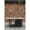 5981110 Cosiloft round teak black S1