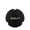 1592 Cosi table plate round L black 1