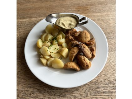 Bramborák s krkovicí. new