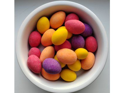 Barevné čokomandle