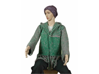 Dámsky vlnený sveter Pletená samba