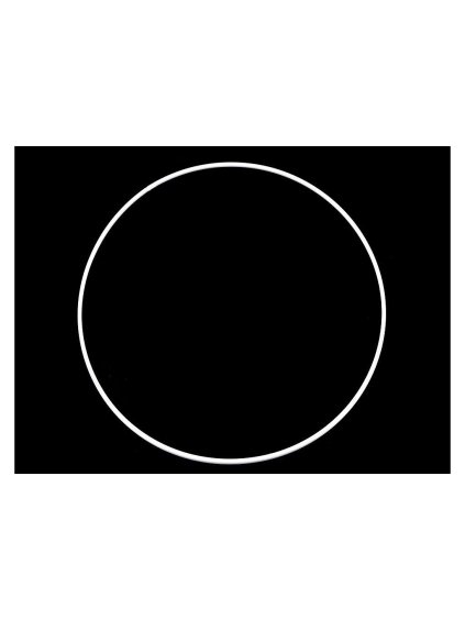 53600 4 akce kovovy kruh bily 1ks ruzne velikosti