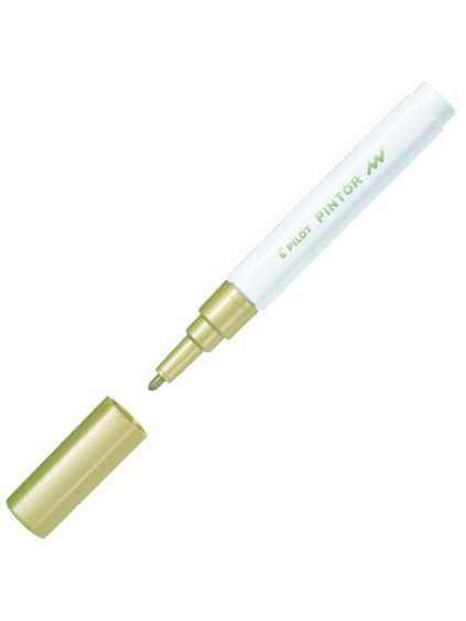 akrylovy popisovac pilot pintor fine zlata 221610
