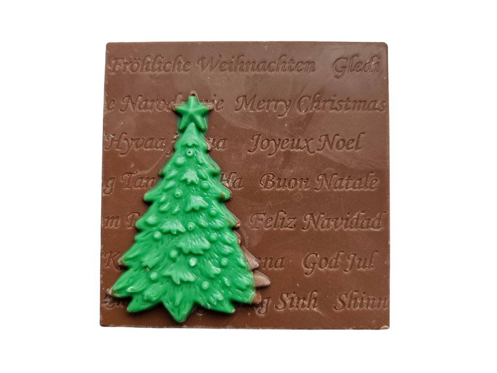 Vánoční čokoláda - stromeček
