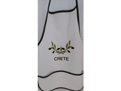 Zástěra bílá "CRETE"