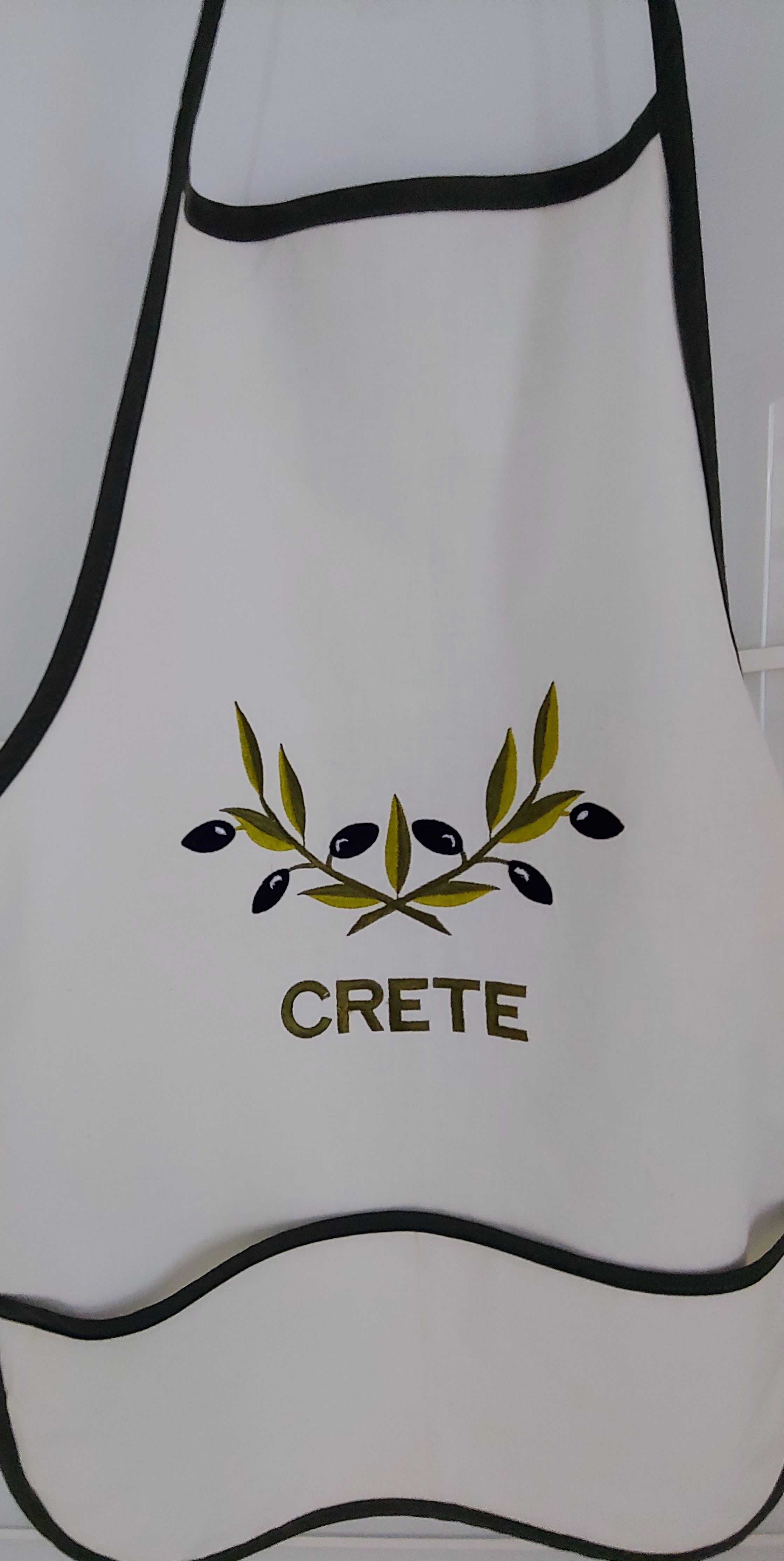 Zástěra bílá "CRETE"