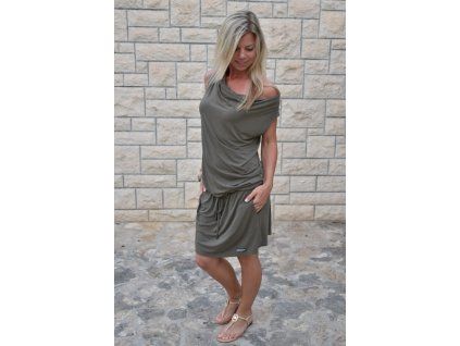 Šaty Zuzka khaki