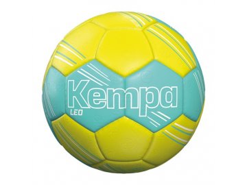 KEMPA házenkářský míč LEO - žlutá - tyrkysově modrá