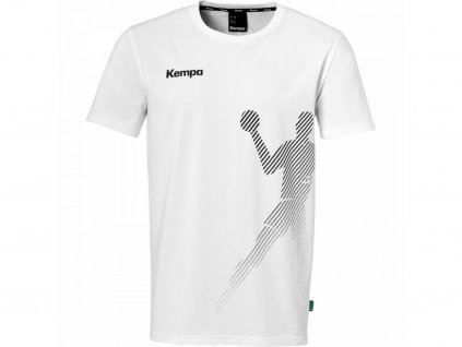 Kempa T-SHIRT BLACK & WHITE MEN  Pánské sportovní triko Kempa