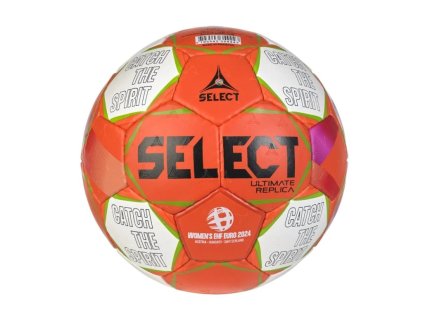 Select HB Ultimate Replica EHF Euro Women červeno bílá  Házenkářský míč Select