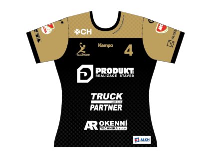 ZÁPASOVÝ DRES HÁZENÁ KYNŽVART (Barva ČERNÁ, Velikost 10, Střih Dětský)