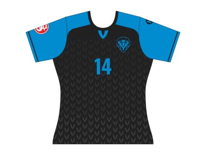 ZÁPASOVÝ DRES VOLEJBAL VRŠOVICE (Barva ČERNÁ, Velikost 10, Střih Dětský)