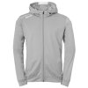 PLAYER HOOD JACKET (Barva dark grey mélange/white, Velikost XL)