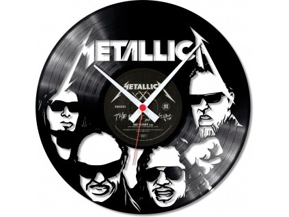 LOOP Store nástěnné vinylové hodiny Metallica