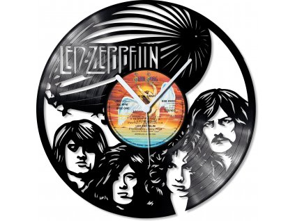 LOOP Store nástěnné vinylové hodiny Led Zeppelin
