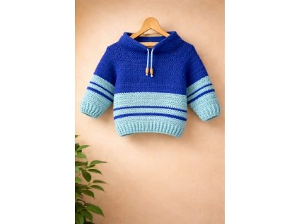 Svetřík pro  miminko ručně háčkovaný
