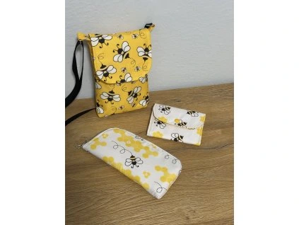 Včelička kabelka sada originálně ručně šité