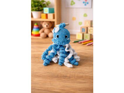 Háčkovaný chobotnice v dětském pokoji