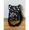 Crossbody kabelka s notami handmade