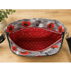 Maková krásná kabelka z kočárkoviny - handmade